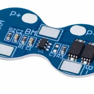 2S 4A BMS Devresi HXYP 2S-A18 Model 34mm İnce Tip Lityum Batarya Koruma Kartı ve Bağlantı Şeması - Pilpunto