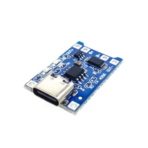 TP4056 Type-C Lityum Pil Şarj Devresi Korumalı Modül 1A 5V Bağlantı Noktaları ve PCB Detayı - Pilpunto