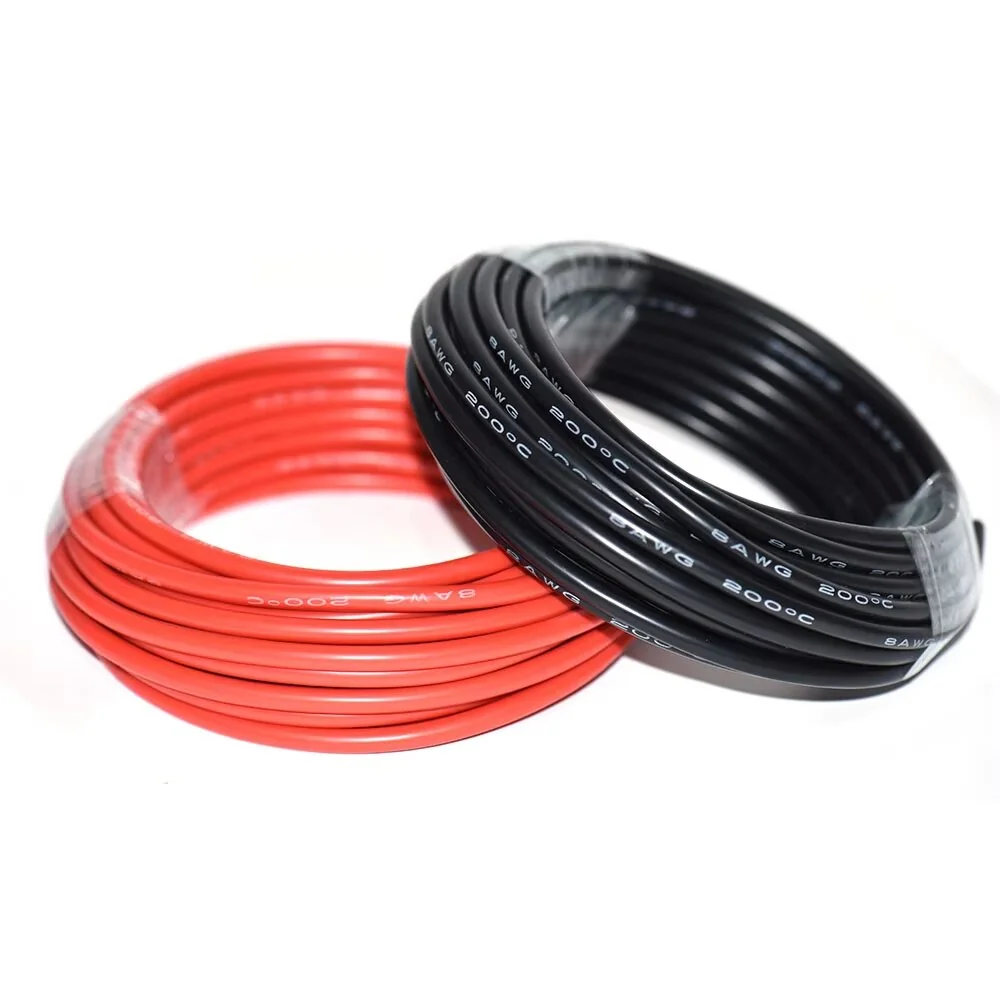 14 AWG Silikon Kablo Siyah Renk Esnek Drone ve LED Güç Kablosu XT30 Uyumlu - Pilpunto