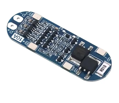 3S 10A BMS İnce Şerit Tip 12.6V Lityum Batarya Koruma Devresi ve Bağlantı Şeması - Pilpunto