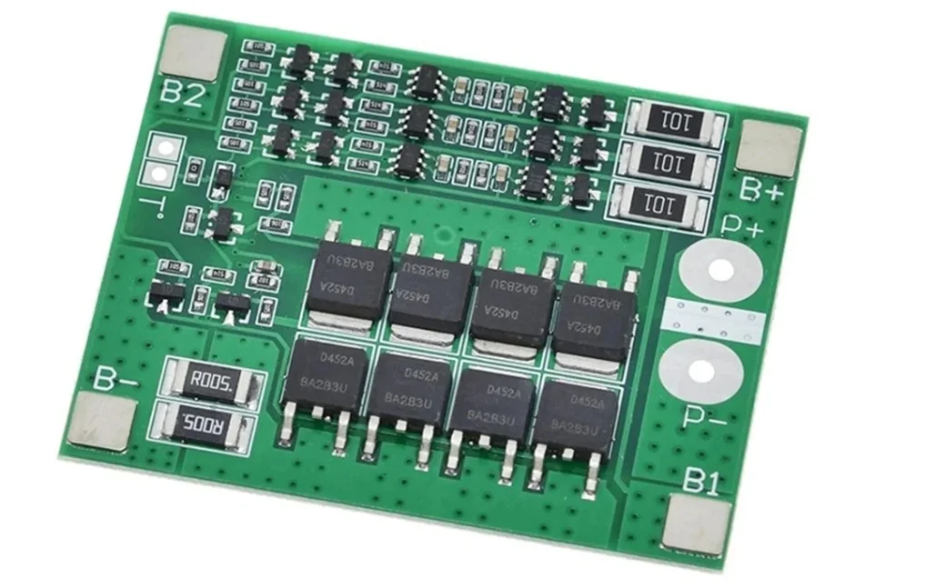 3S 25A Balanslı BMS Devresi 40A Peak Akım Kapasiteli 12.6V Lityum Batarya Koruma Kartı ve Bağlantı Şeması - Pilpunto